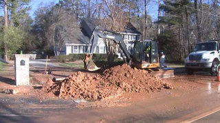 Water restored to dozens of homes after water main break in DeKalb