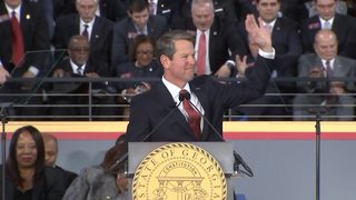 Brian Kemp officially sworn in as Georgia