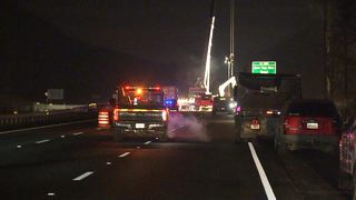 Emergency repair work on major interstate to continue into weekend
