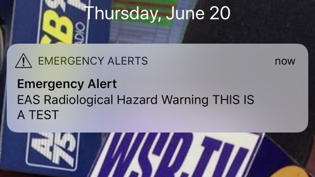 Did you get a radiological emergency alert on your phone? Here's what happened | WSB-TV