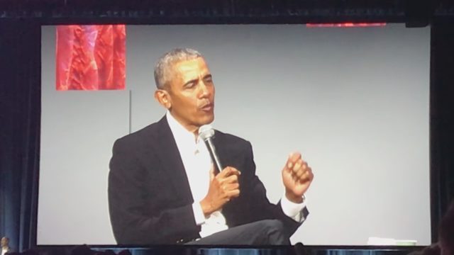 Obama talks climate change at green building conference, avoids politics - WSB Atlanta